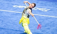 Vietnamese athlete Duong Thuy Vi wins first Taolu World Cup gold